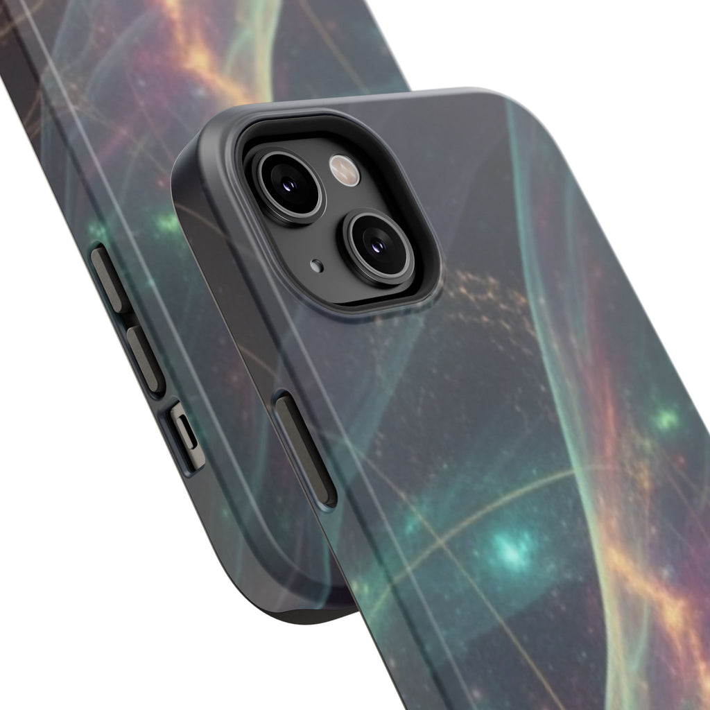 Galaxy Nebula Impact Phone Case — Protective Cosmic Art iPhone Cover