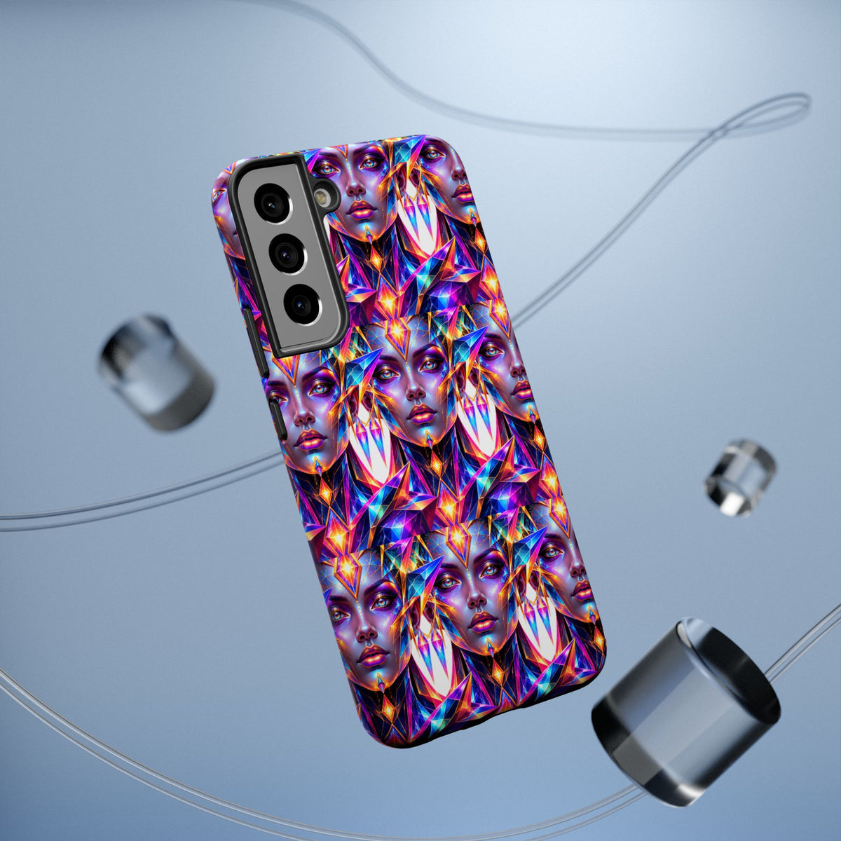 Lady DMT Phone Case — Protective Cosmic Art iPhone Cover