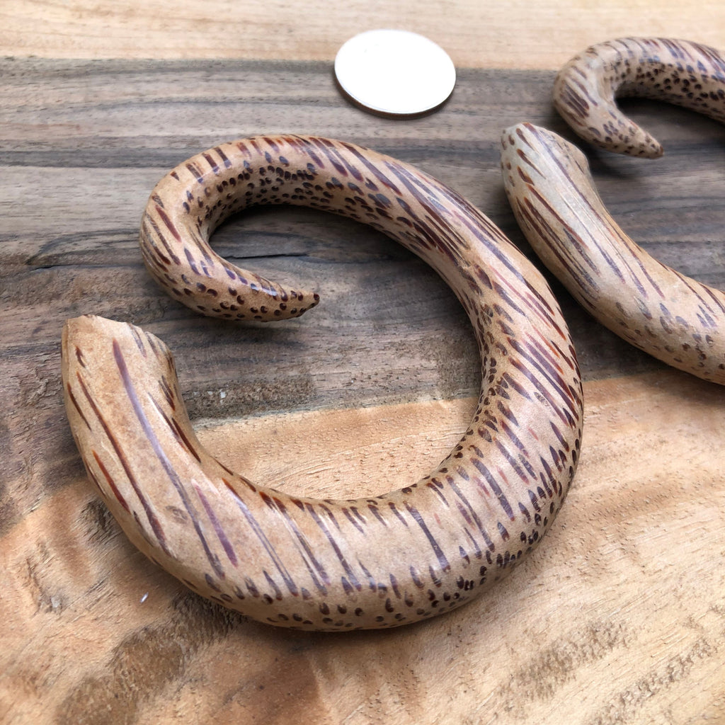Coconut Wood Hoop Earrings – Limited Edition Gauges
