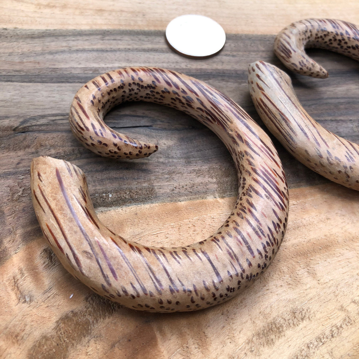 Coconut Wood Hoop Earrings – Limited Edition Gauges