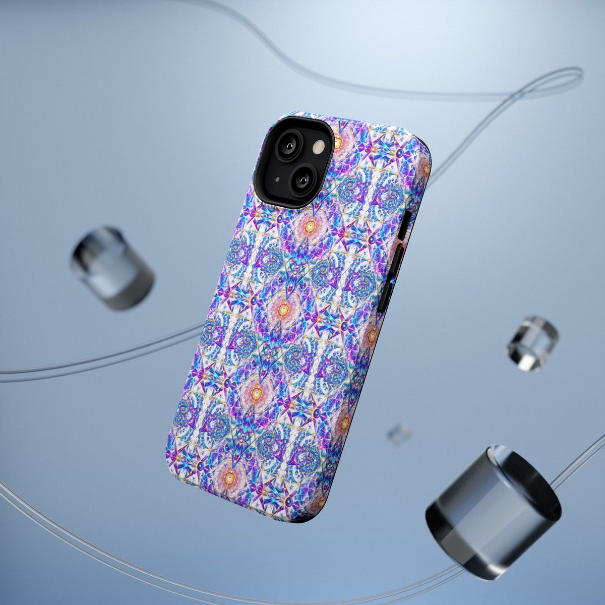 Geometric Pattern Phone Case — Protective Cosmic Art iPhone Cover
