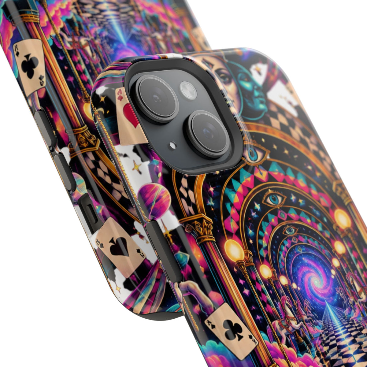 Psychedelic DMT Waiting Room Phone Case — Impact‑Resistant Protective Cover