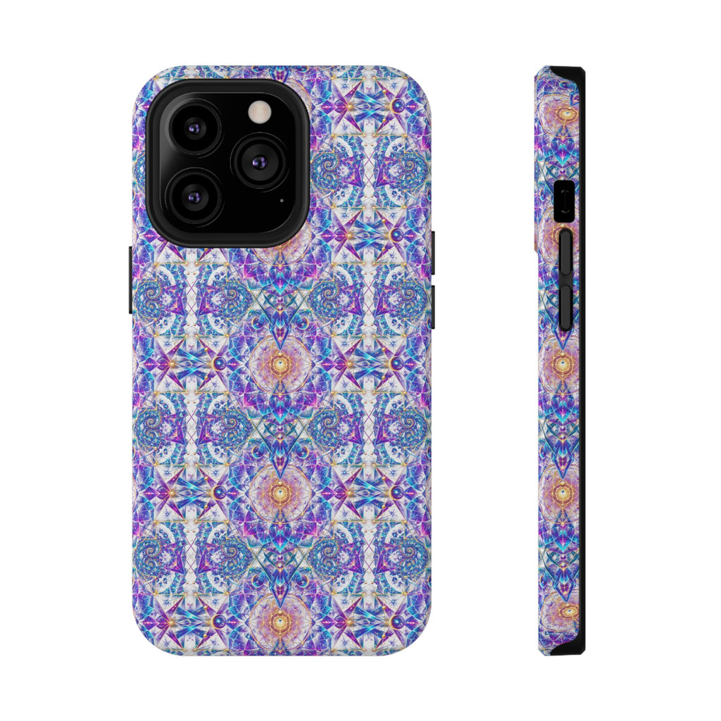 Geometric Pattern Phone Case — Protective Cosmic Art iPhone Cover