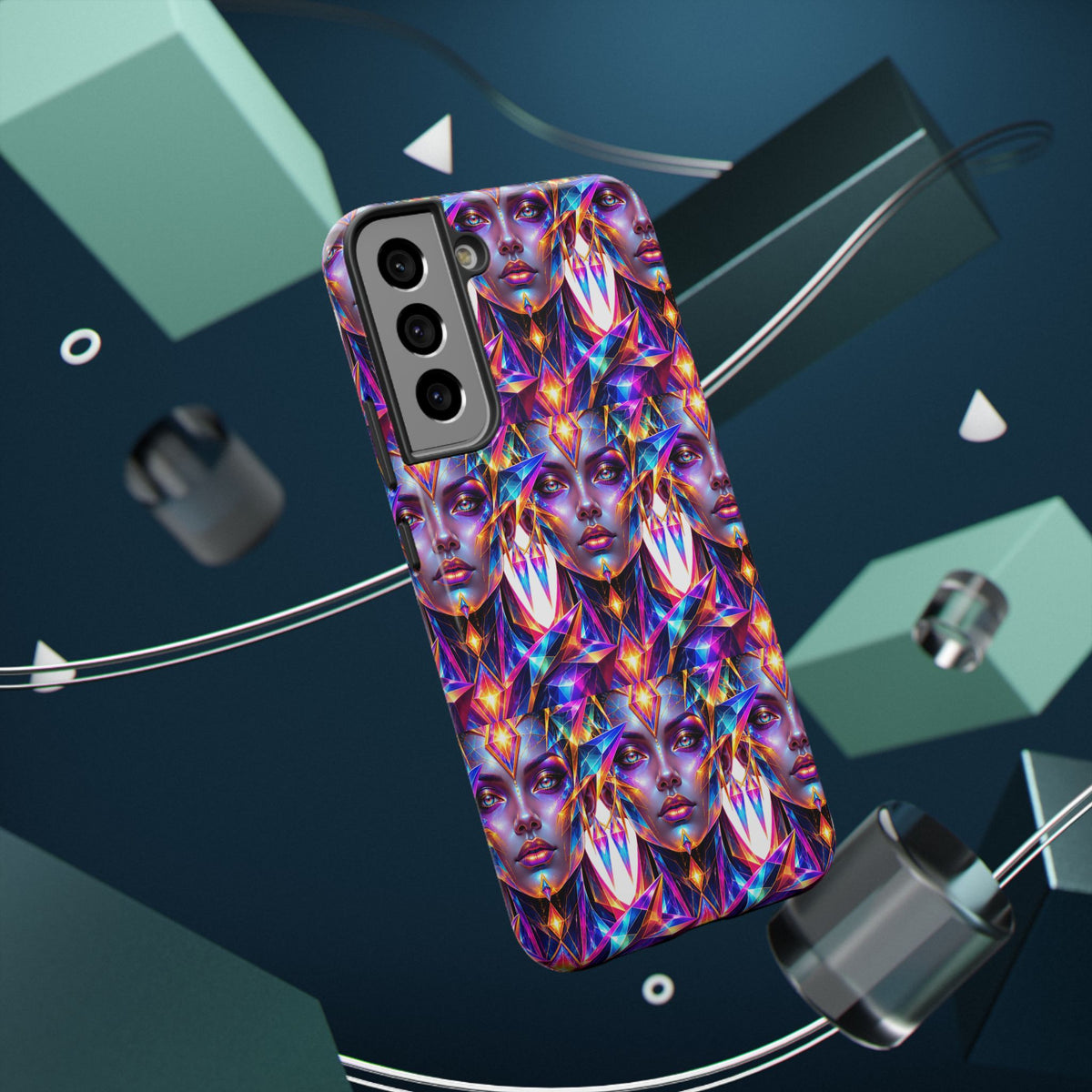 Lady DMT Phone Case — Protective Cosmic Art iPhone Cover