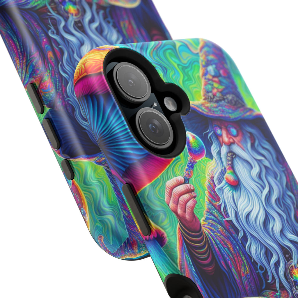Psychedelic Wizard Phone Case — Impact‑Resistant Protective Cover