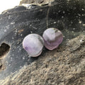 OOAK Amethyst Plugs – 1/2" (13mm) Single Flared