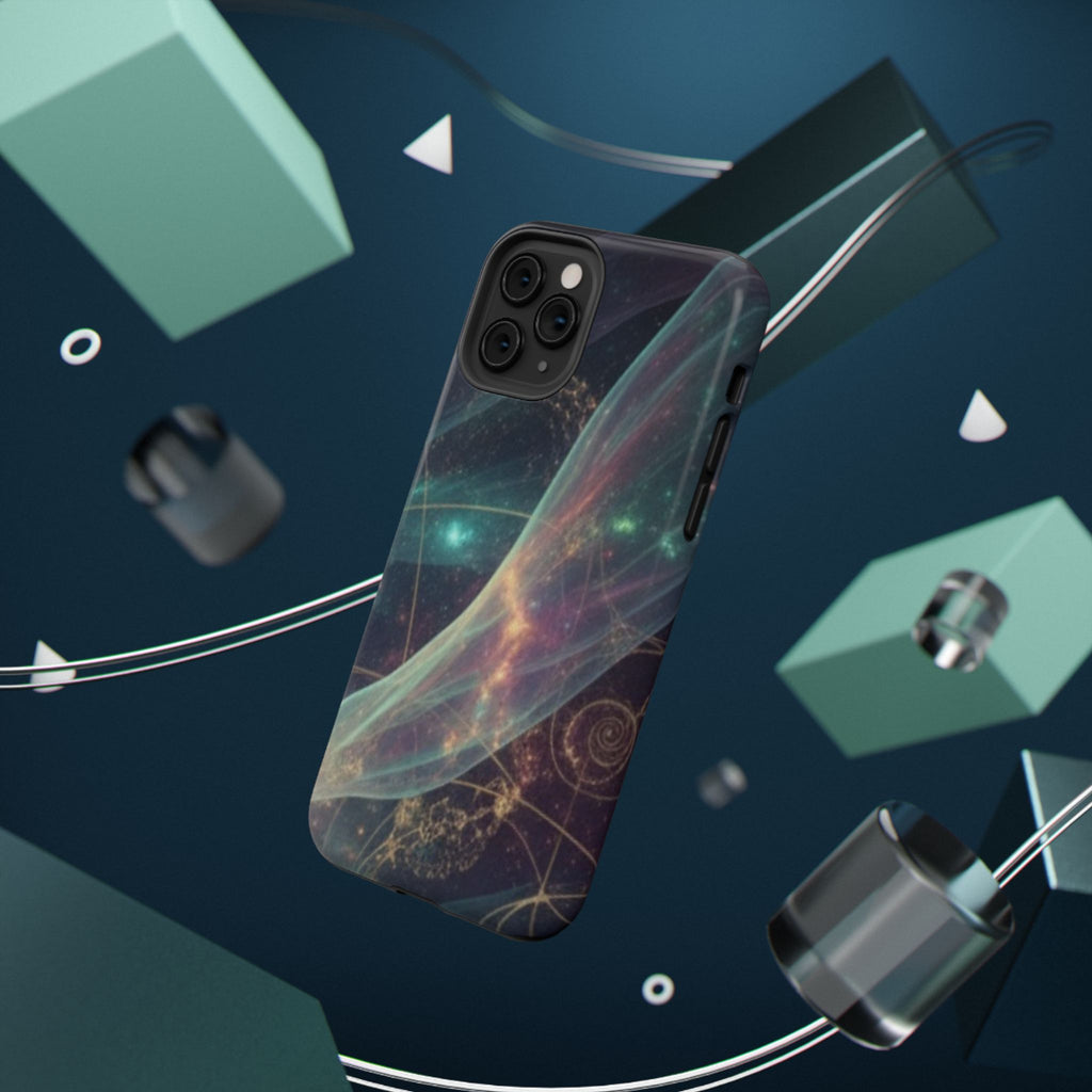Galaxy Nebula Impact Phone Case — Protective Cosmic Art iPhone Cover