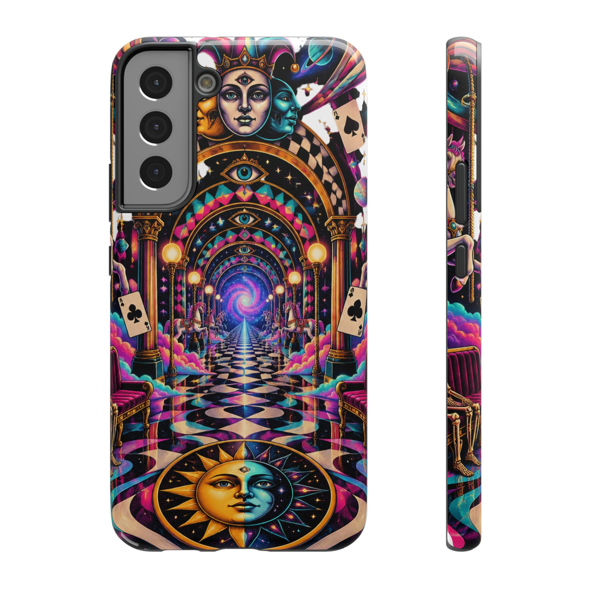 Psychedelic DMT Waiting Room Phone Case — Impact‑Resistant Protective Cover