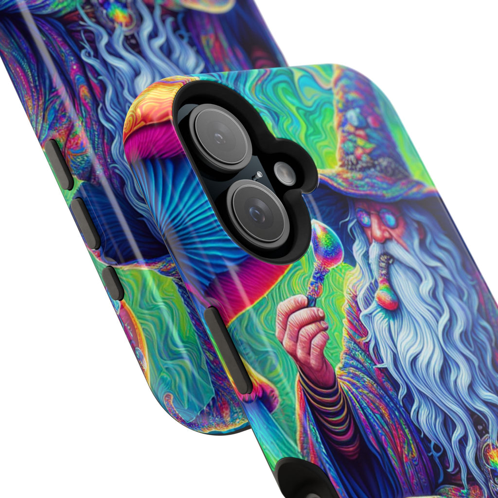 Psychedelic Wizard Phone Case — Impact‑Resistant Protective Cover