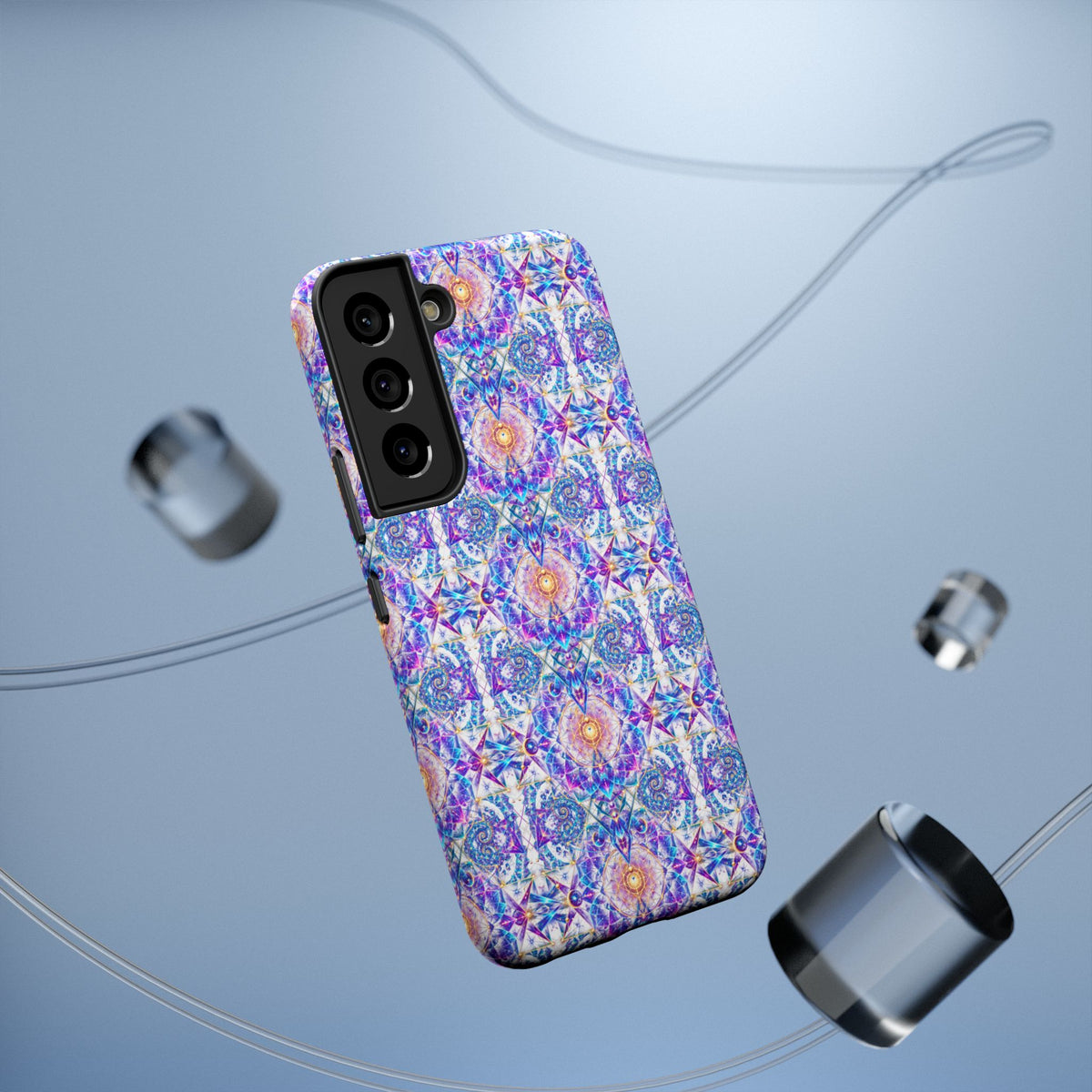 Geometric Pattern Phone Case — Protective Cosmic Art iPhone Cover