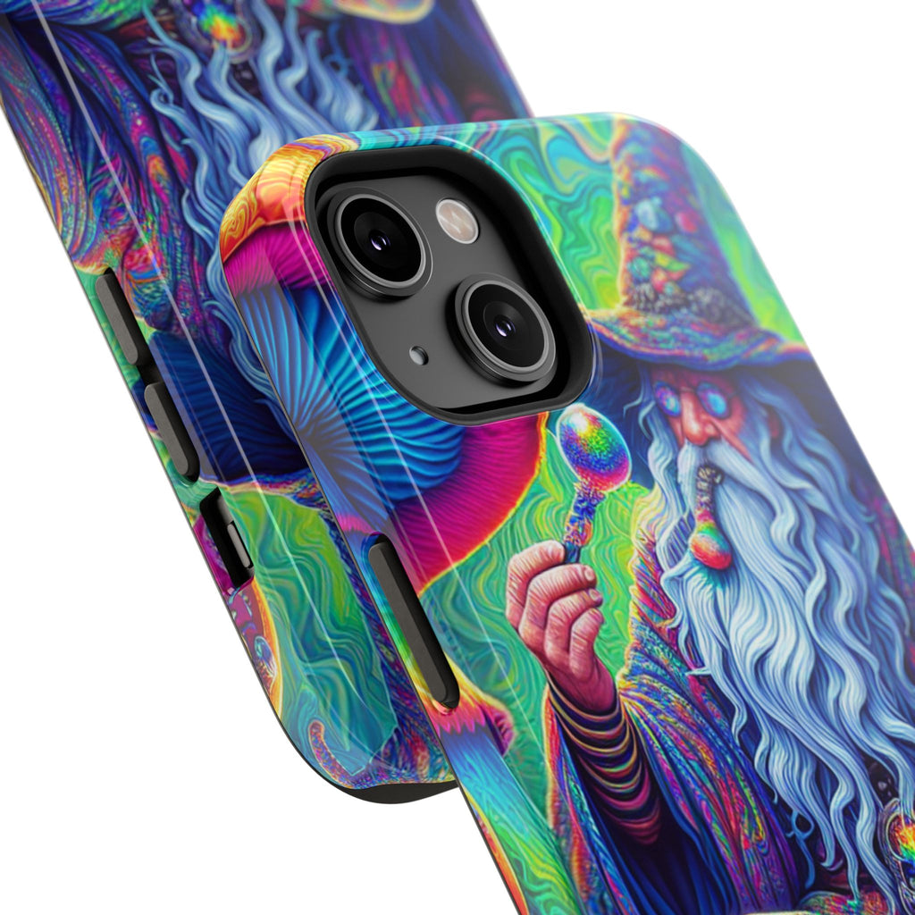 Psychedelic Wizard Phone Case — Impact‑Resistant Protective Cover