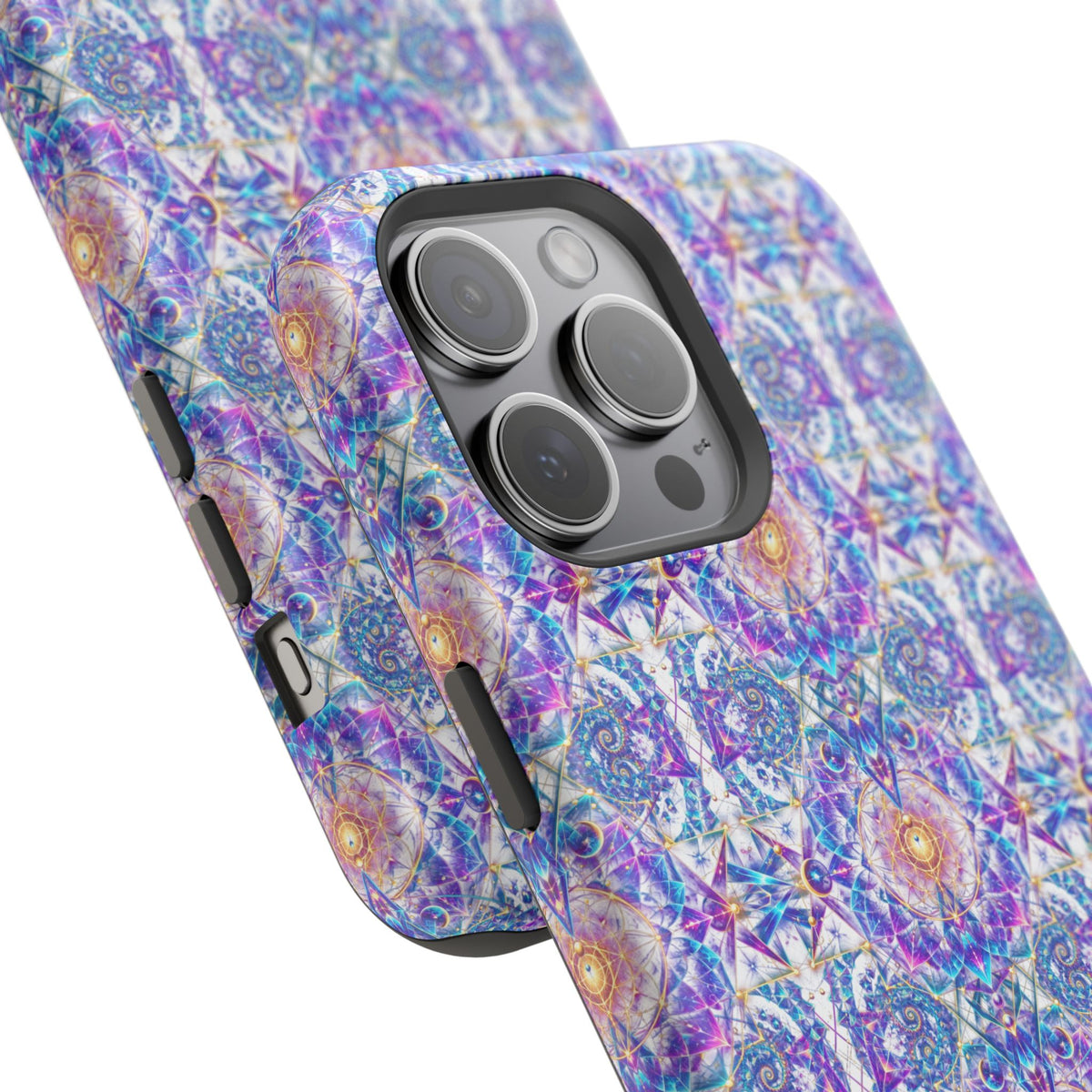 Geometric Pattern Phone Case — Protective Cosmic Art iPhone Cover