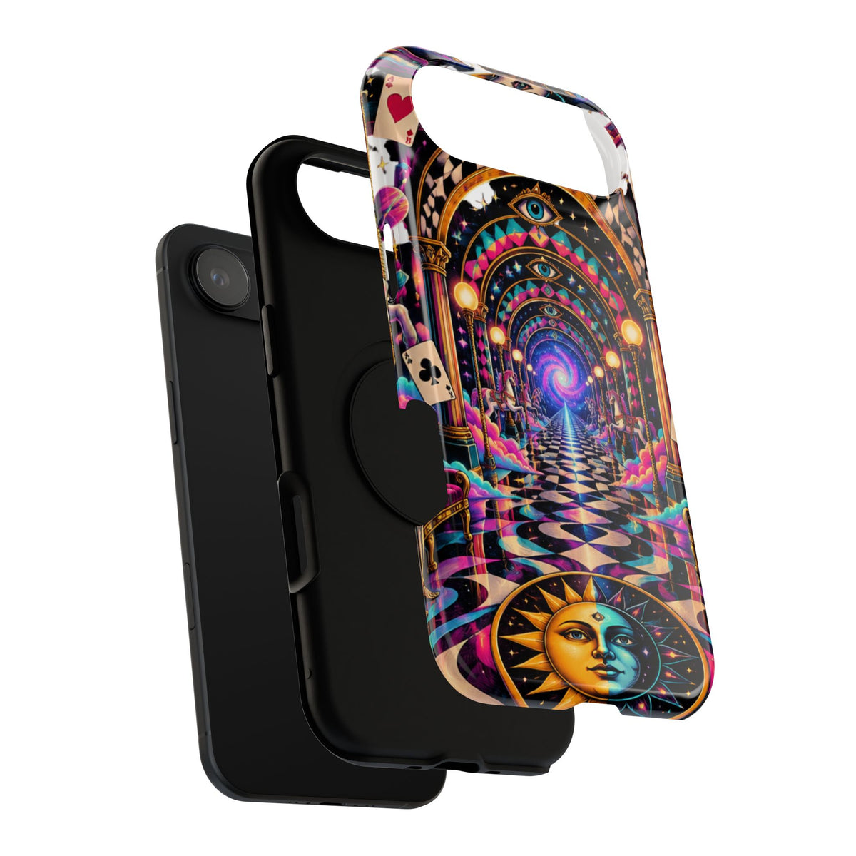 Psychedelic DMT Waiting Room Phone Case — Impact‑Resistant Protective Cover
