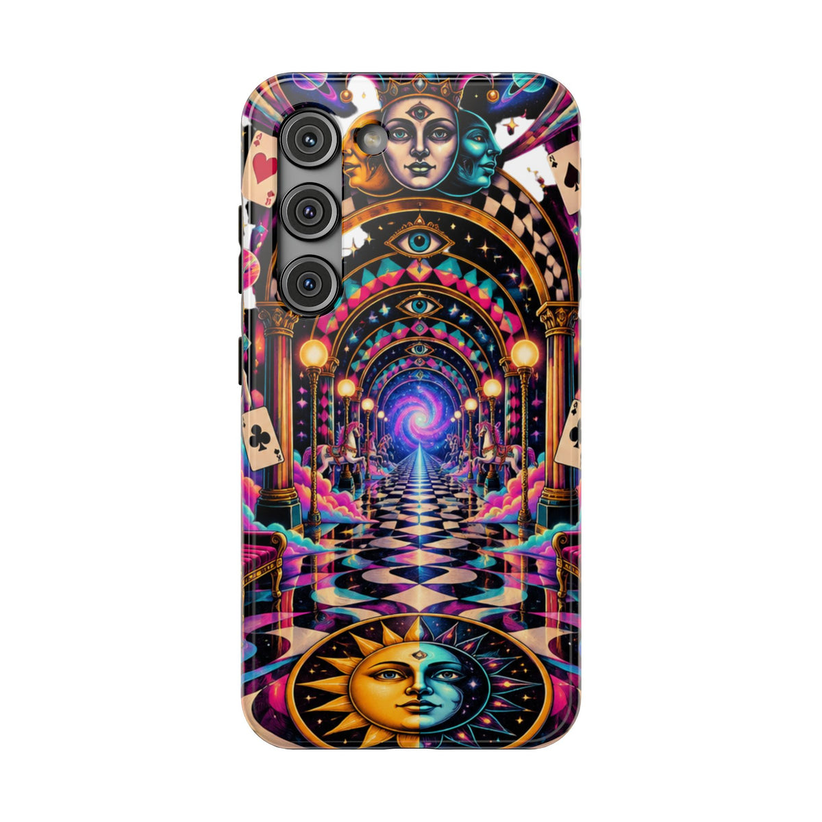 Psychedelic DMT Waiting Room Phone Case — Impact‑Resistant Protective Cover