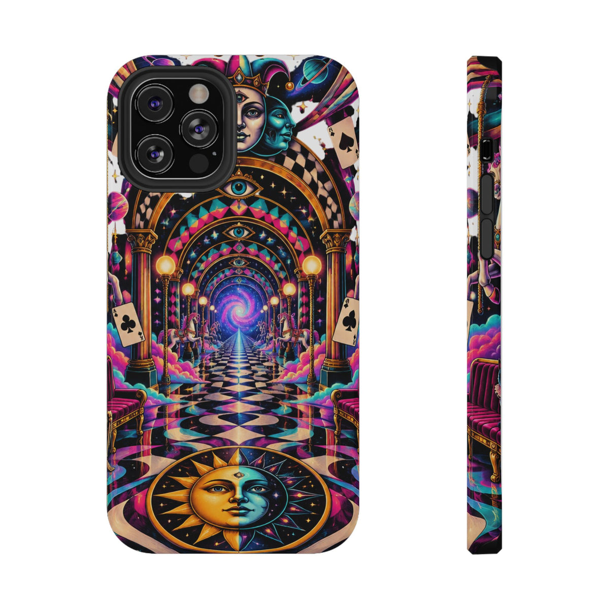 Psychedelic DMT Waiting Room Phone Case — Impact‑Resistant Protective Cover