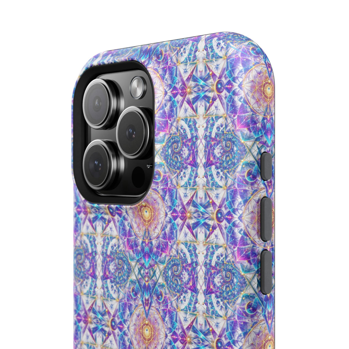 Geometric Pattern Phone Case — Protective Cosmic Art iPhone Cover