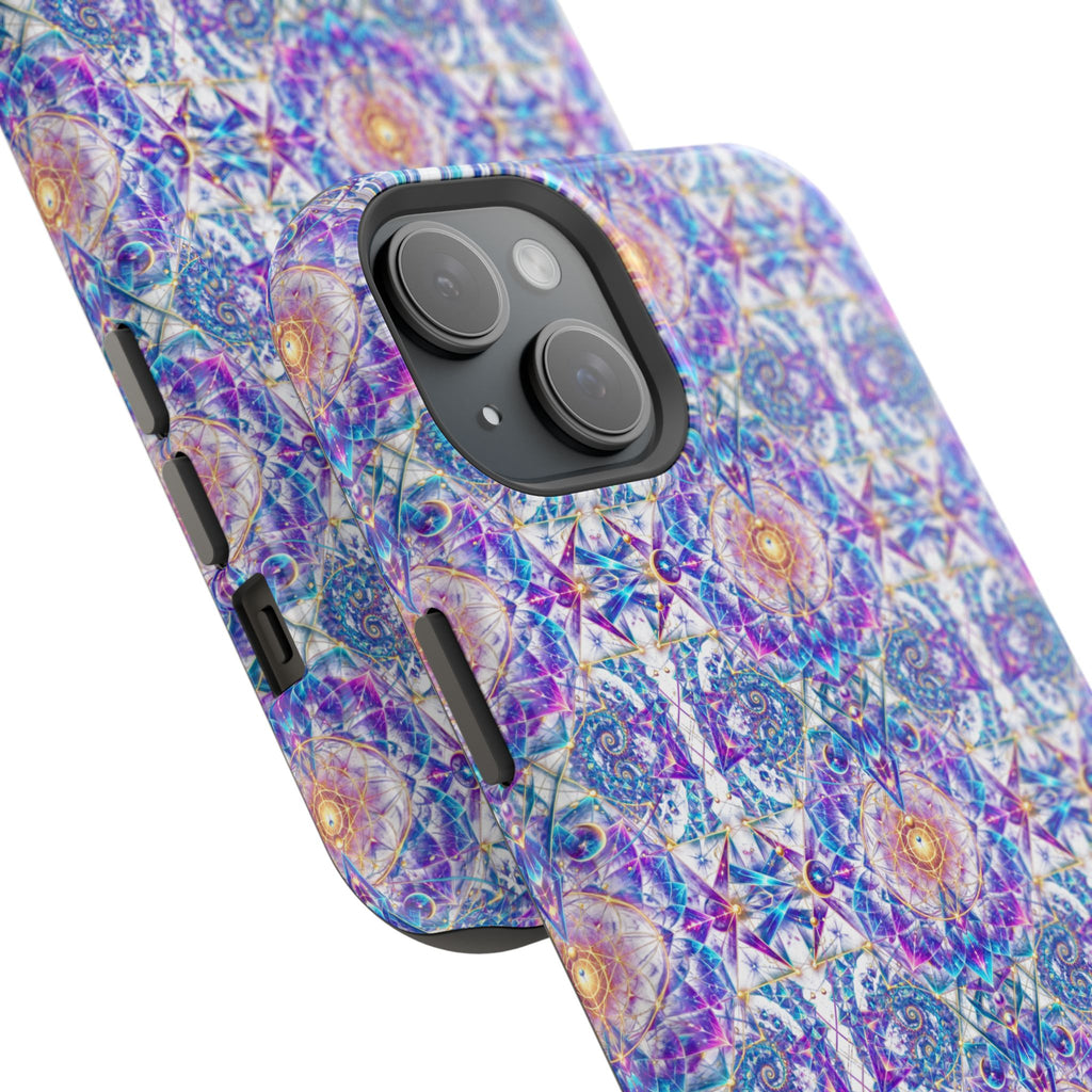 Geometric Pattern Phone Case — Protective Cosmic Art iPhone Cover