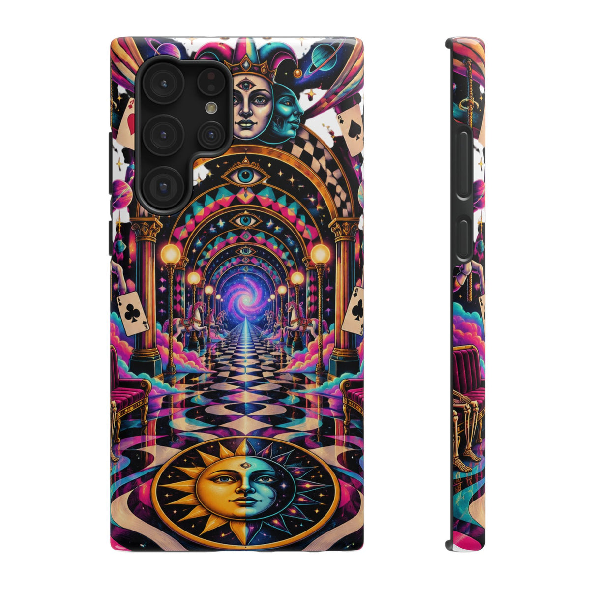 Psychedelic DMT Waiting Room Phone Case — Impact‑Resistant Protective Cover