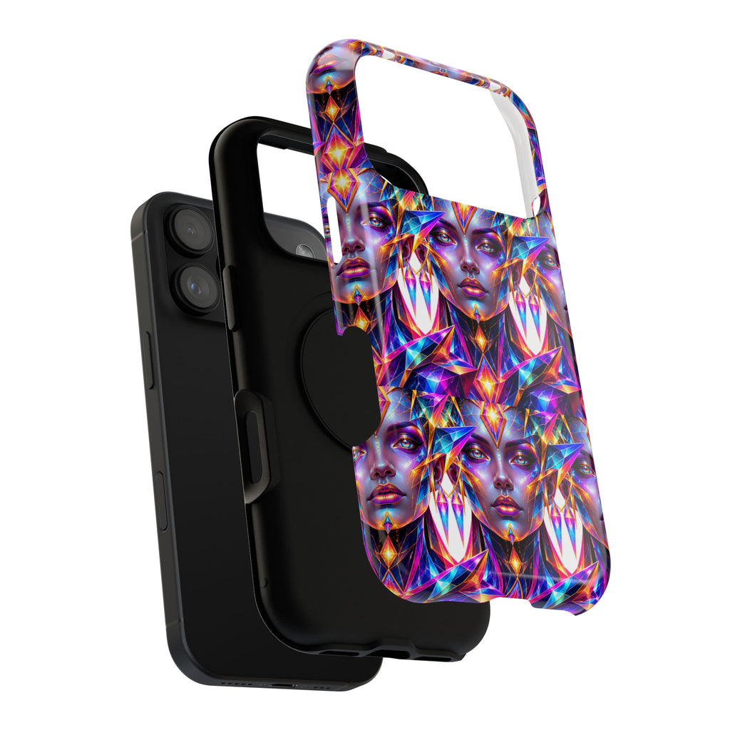 Lady DMT Phone Case — Protective Cosmic Art iPhone Cover