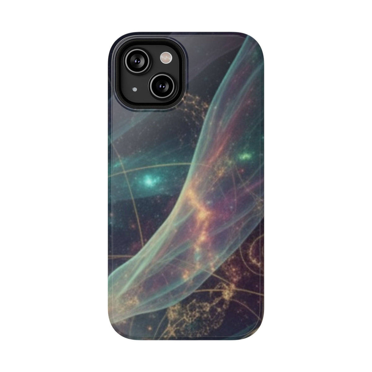 Galaxy Nebula Impact Phone Case — Protective Cosmic Art iPhone Cover