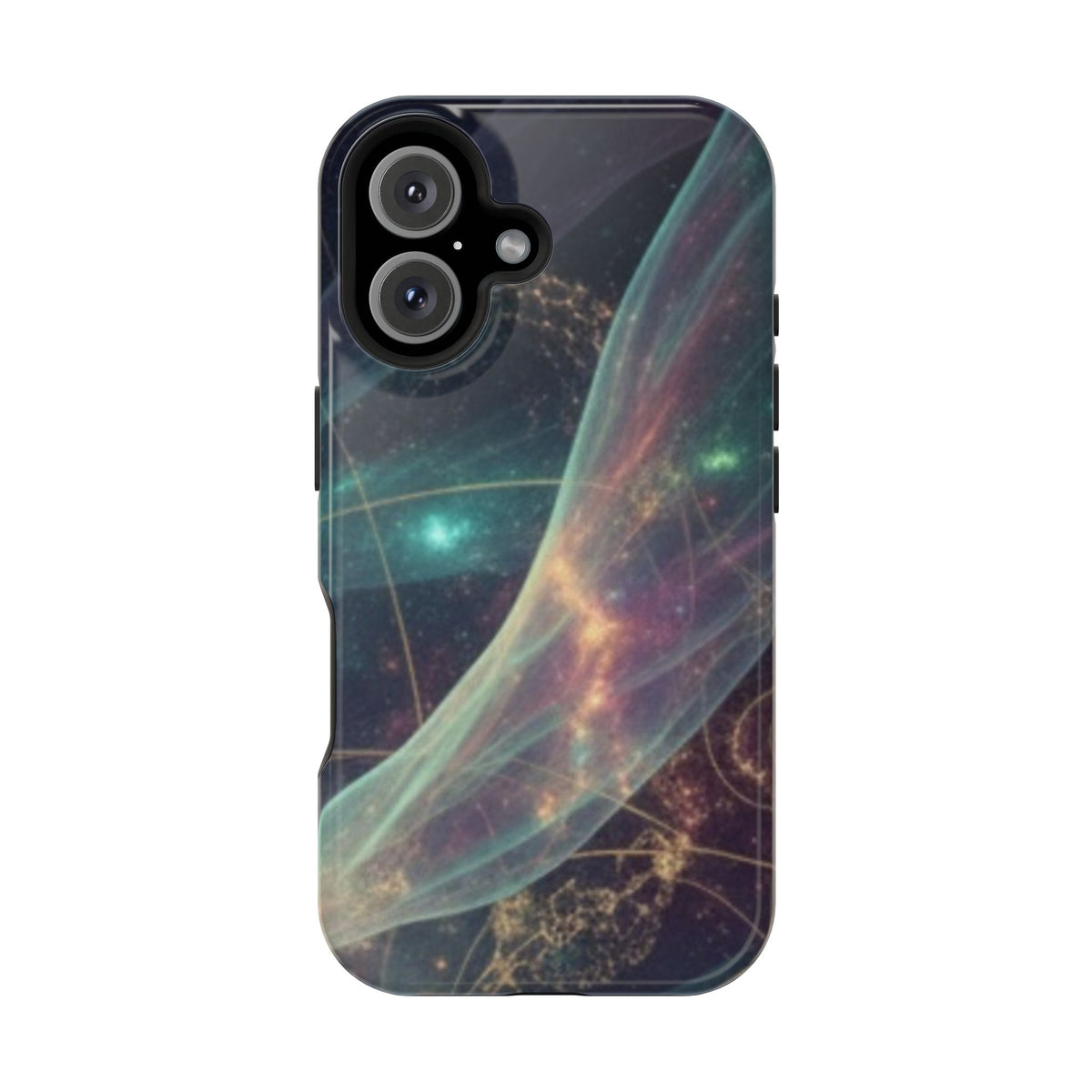 Galaxy Nebula Impact Phone Case — Protective Cosmic Art iPhone Cover