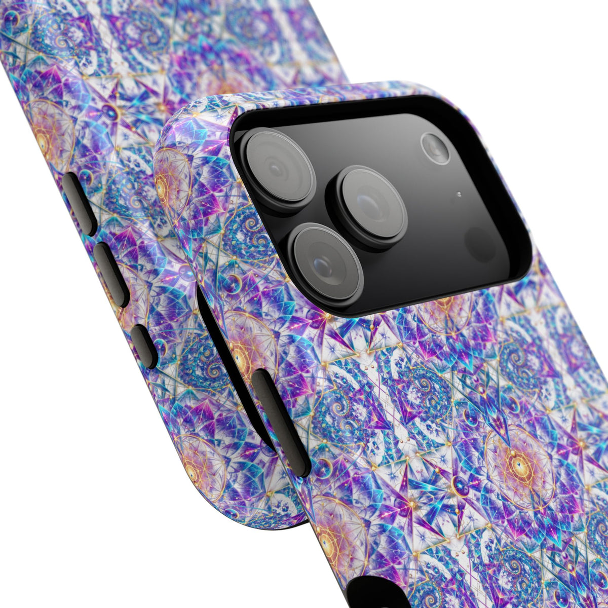 Geometric Pattern Phone Case — Protective Cosmic Art iPhone Cover