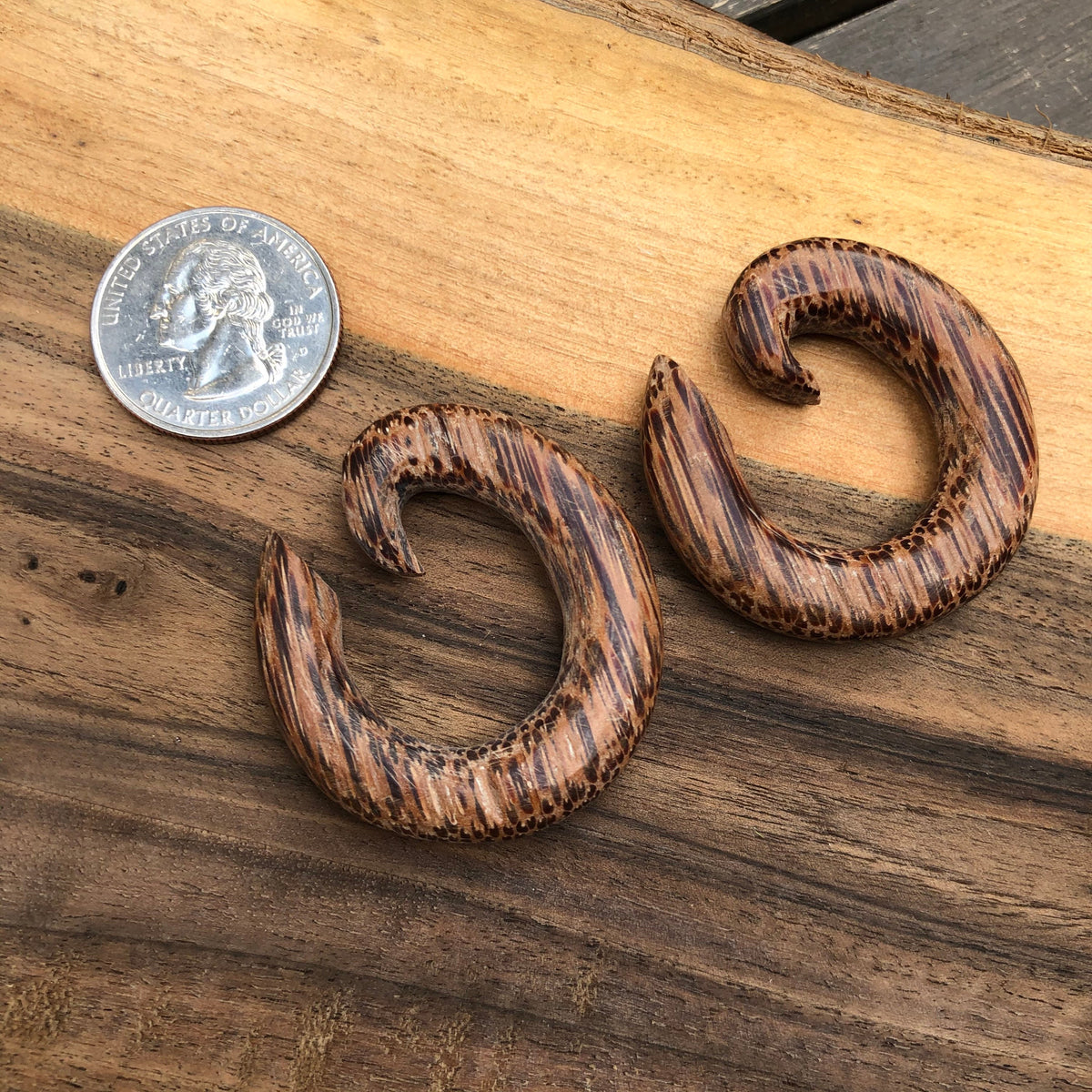 Coconut Wood Hoop Earrings – Limited Edition Gauges