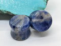 OOAK Sodalite Stone Plugs – 9/16" (14mm)