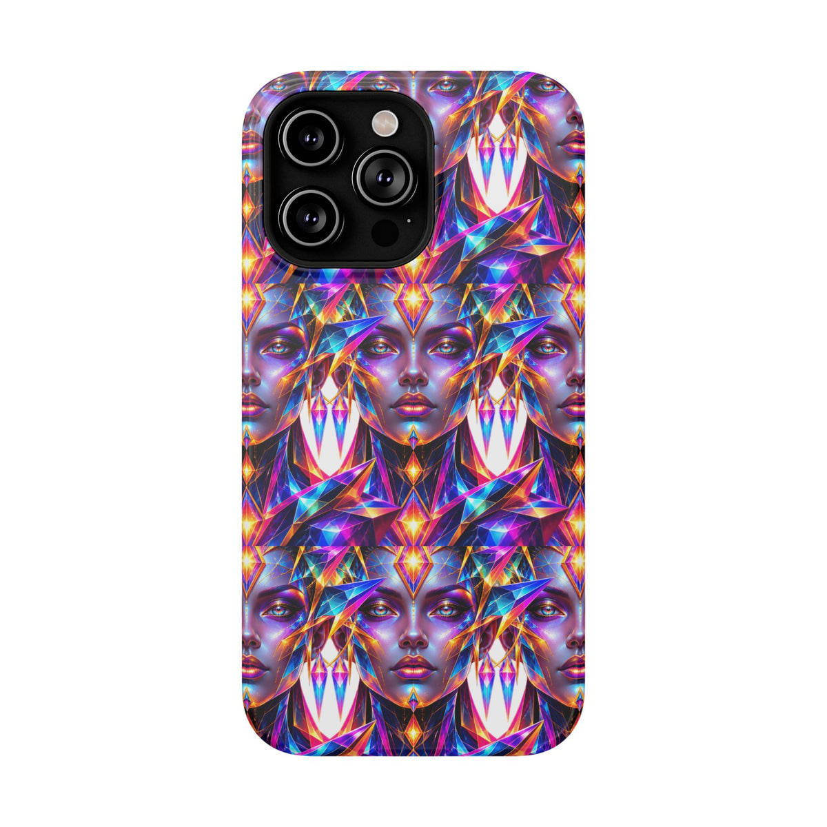 Lady DMT Phone Case — Protective Cosmic Art iPhone Cover