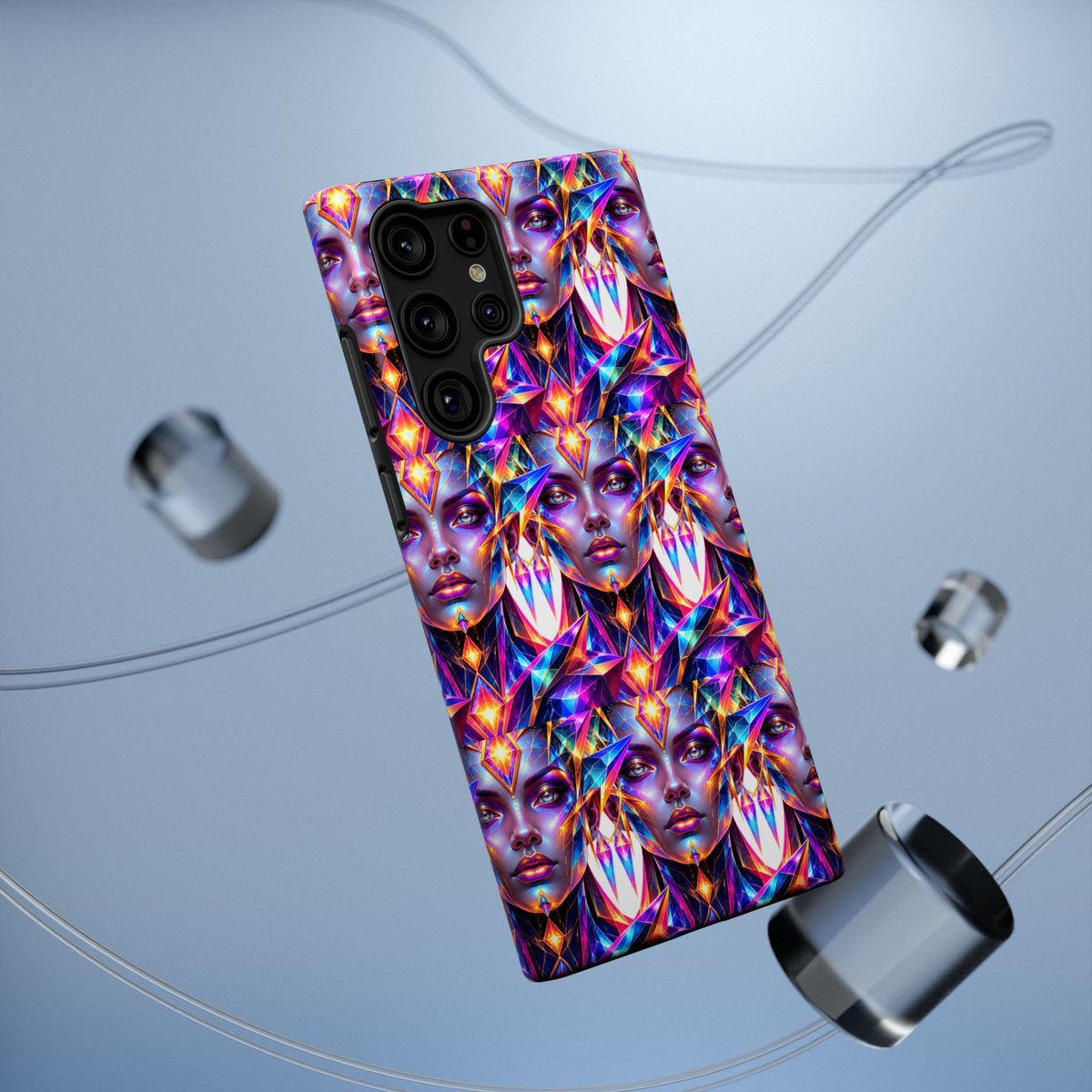 Lady DMT Phone Case — Protective Cosmic Art iPhone Cover