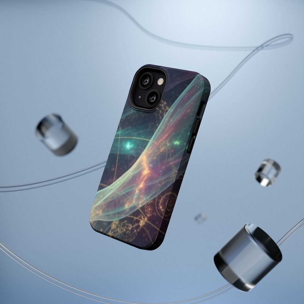 Galaxy Nebula Impact Phone Case — Protective Cosmic Art iPhone Cover