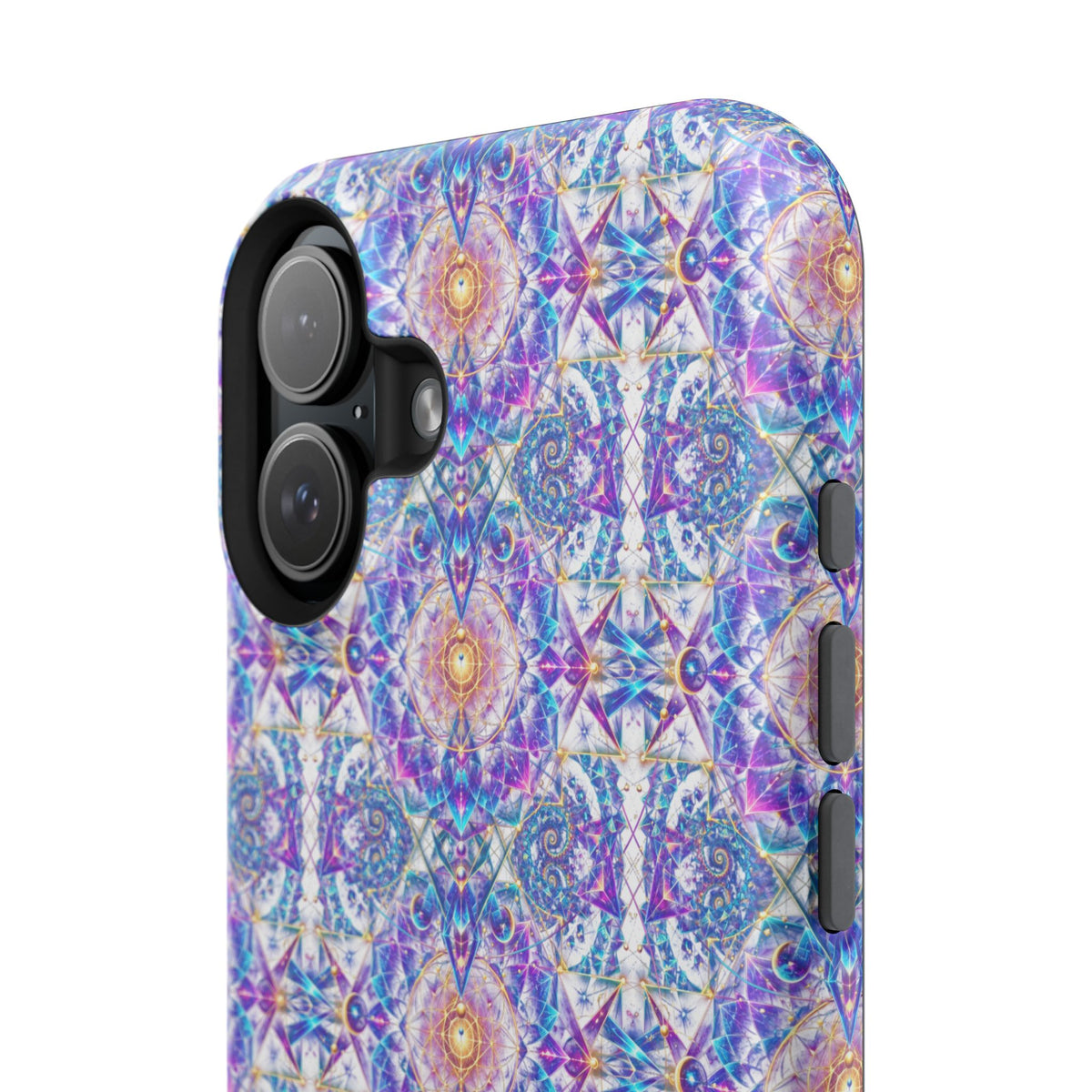 Geometric Pattern Phone Case — Protective Cosmic Art iPhone Cover