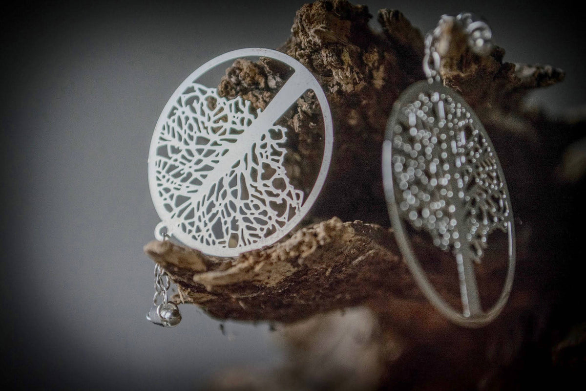 Tree of Life Magnetic Clasp Gauged Earrings