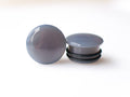 Grey Agate Plugs – Single Flared Stone Gauges