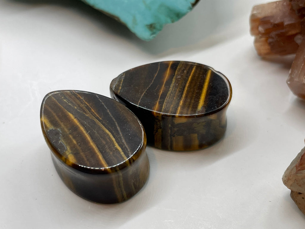 OOAK Ear Plugs – Gemstone & Size Verification Needed
