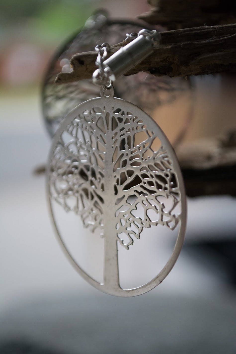 Tree of Life Magnetic Clasp Gauged Earrings