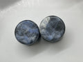 OOAK Sodalite Stone Plugs – 9/16" (14mm)