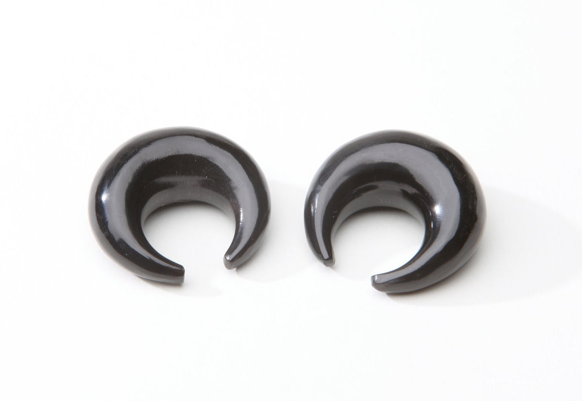 Water Buffalo Horn Pincher Earrings – Organic Gauges