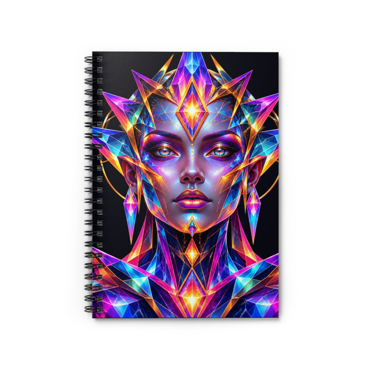 DMT Goddess Spiral Notebook - Ruled Line