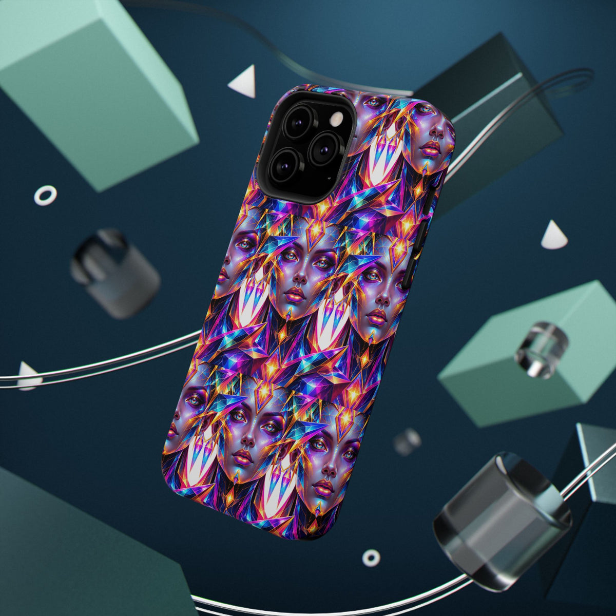 Lady DMT Phone Case — Protective Cosmic Art iPhone Cover
