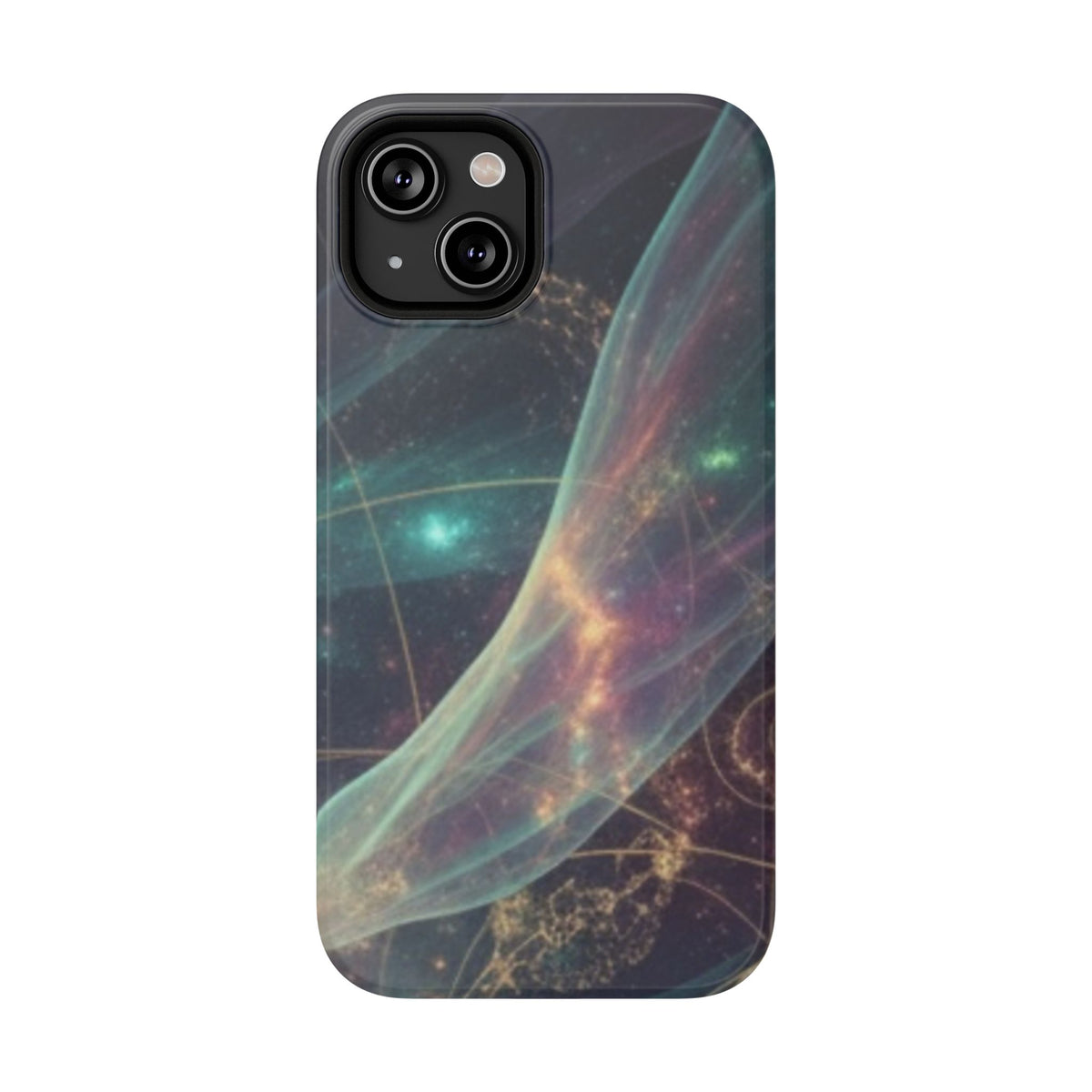 Galaxy Nebula Impact Phone Case — Protective Cosmic Art iPhone Cover