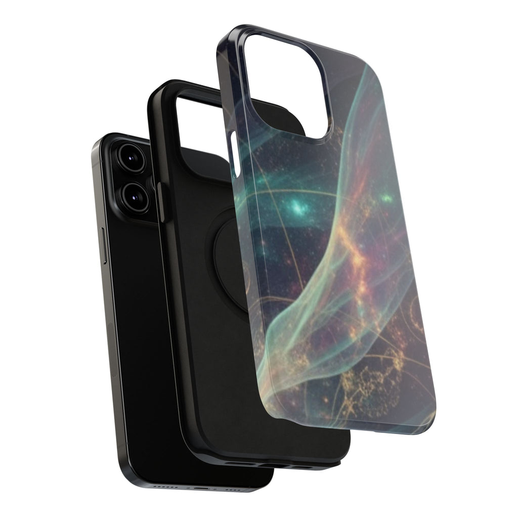 Galaxy Nebula Impact Phone Case — Protective Cosmic Art iPhone Cover