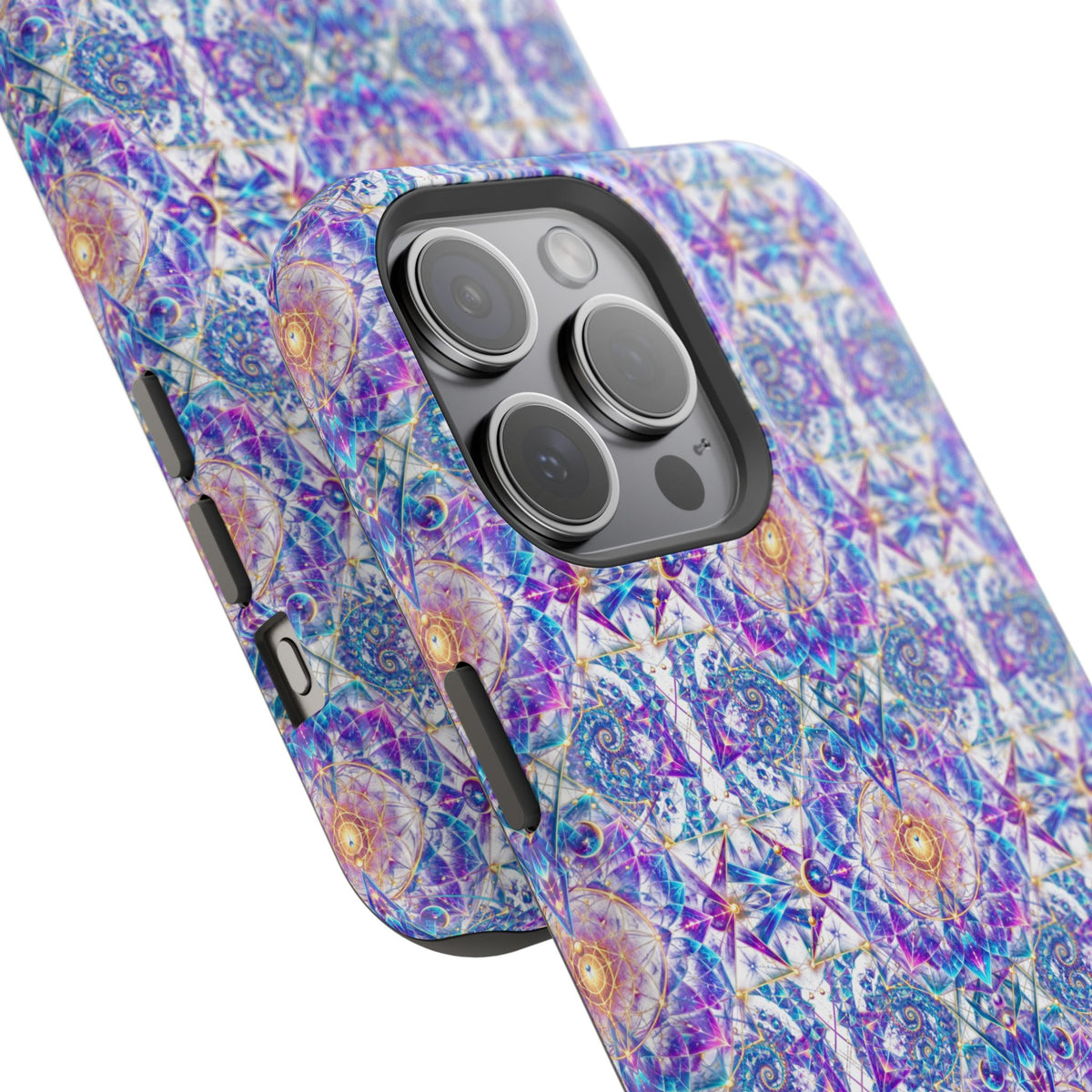 Geometric Pattern Phone Case — Protective Cosmic Art iPhone Cover