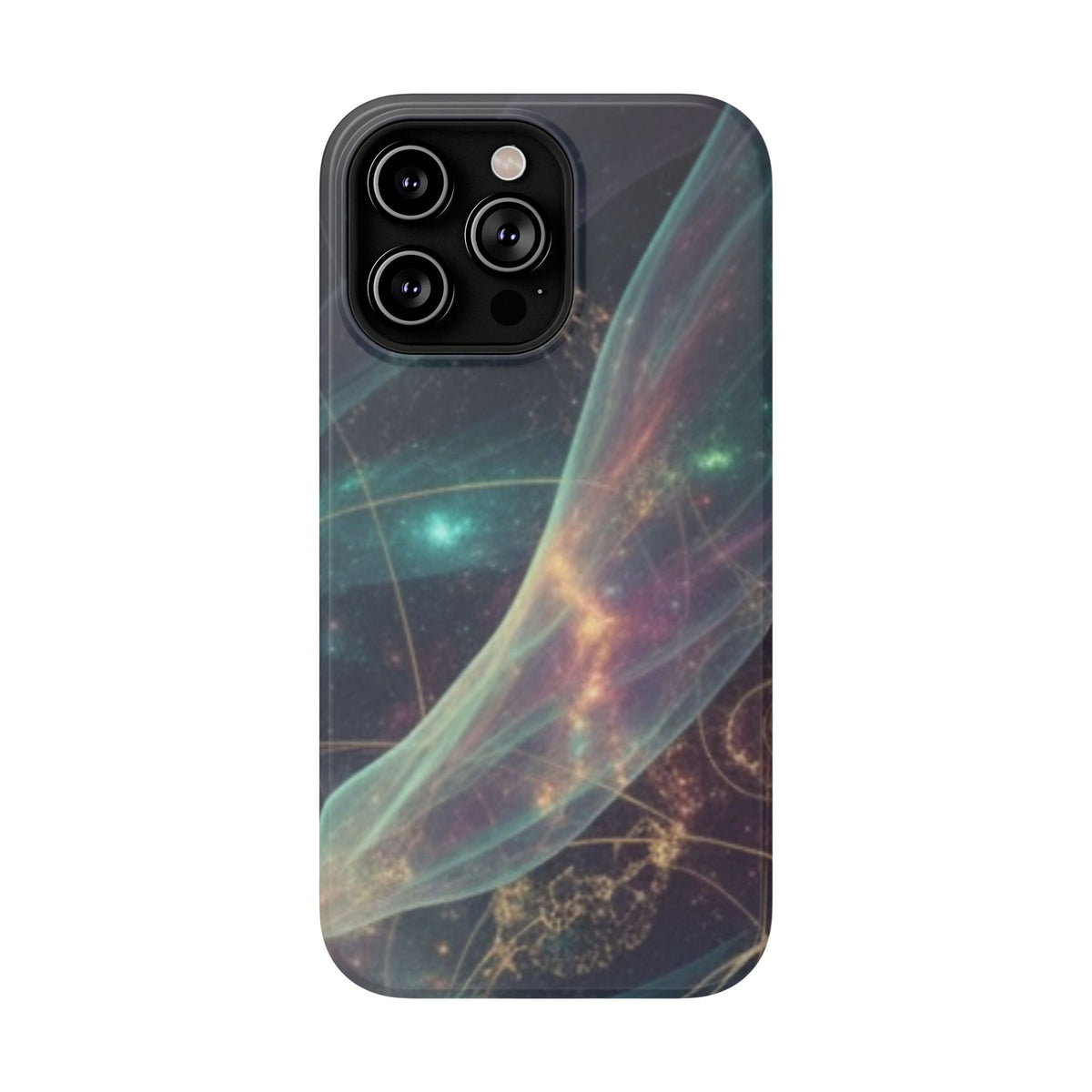 Galaxy Nebula Impact Phone Case — Protective Cosmic Art iPhone Cover