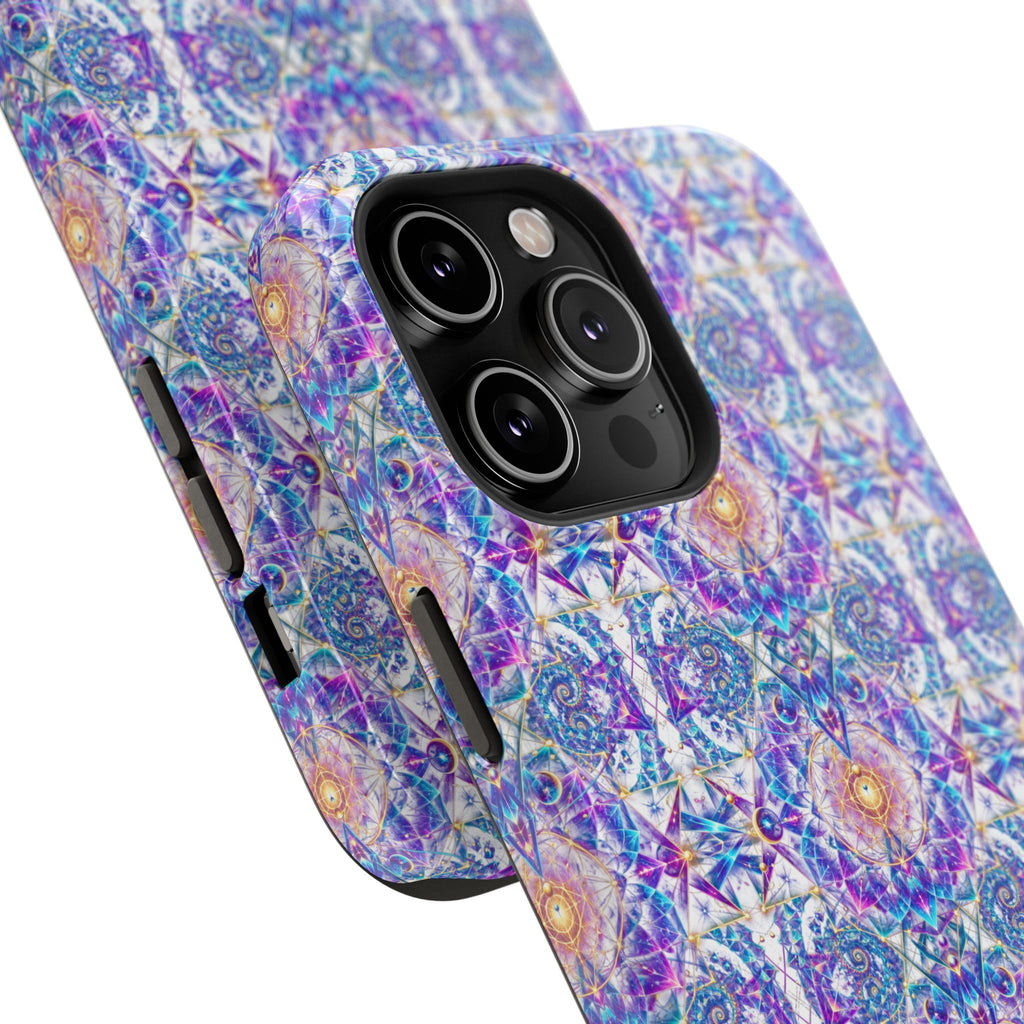 Geometric Pattern Phone Case — Protective Cosmic Art iPhone Cover