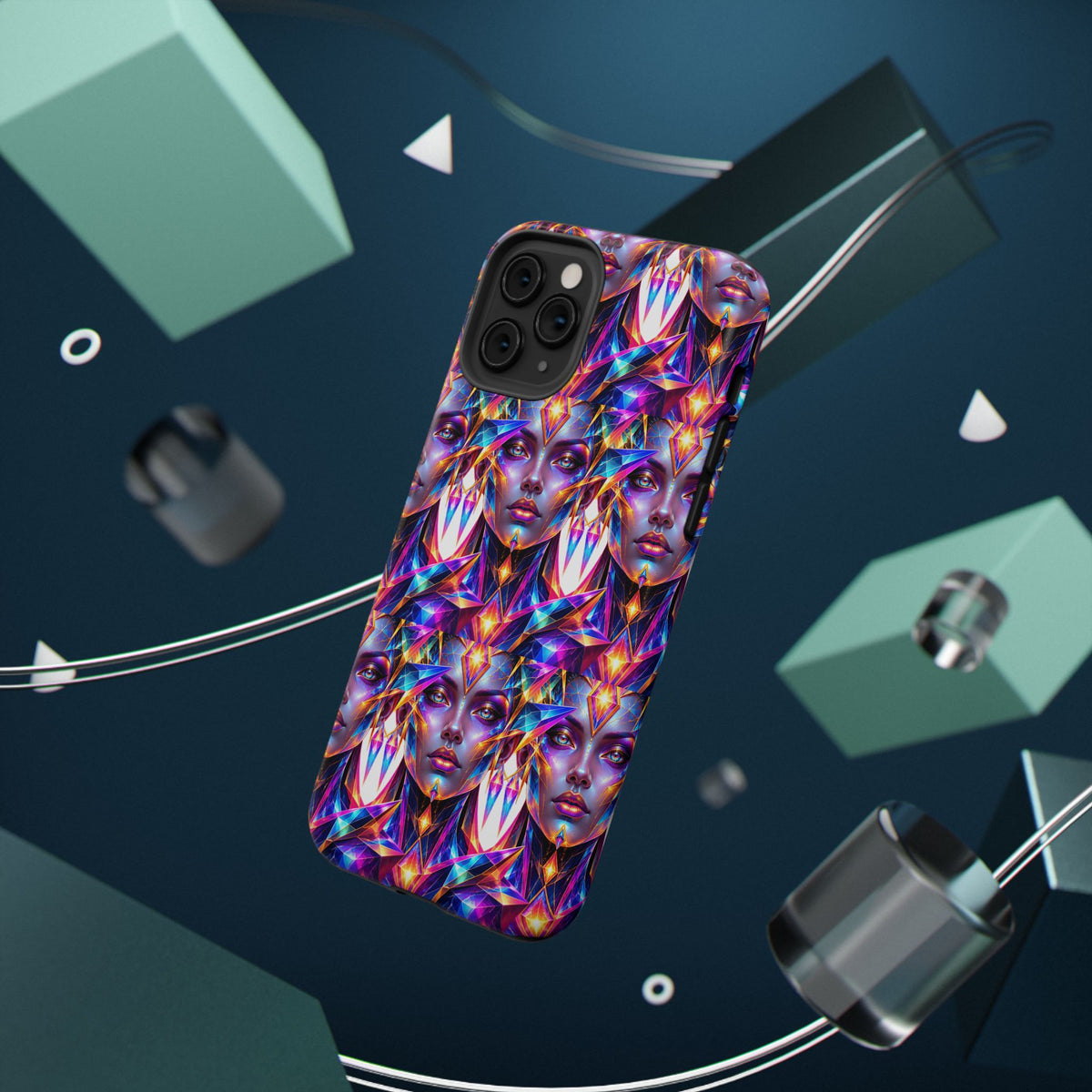 Lady DMT Phone Case — Protective Cosmic Art iPhone Cover