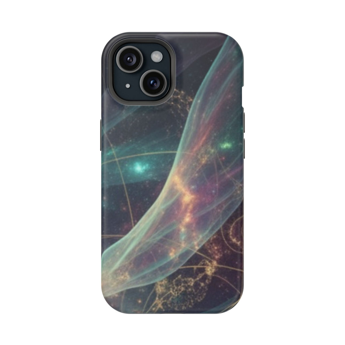 Galaxy Nebula Impact Phone Case — Protective Cosmic Art iPhone Cover