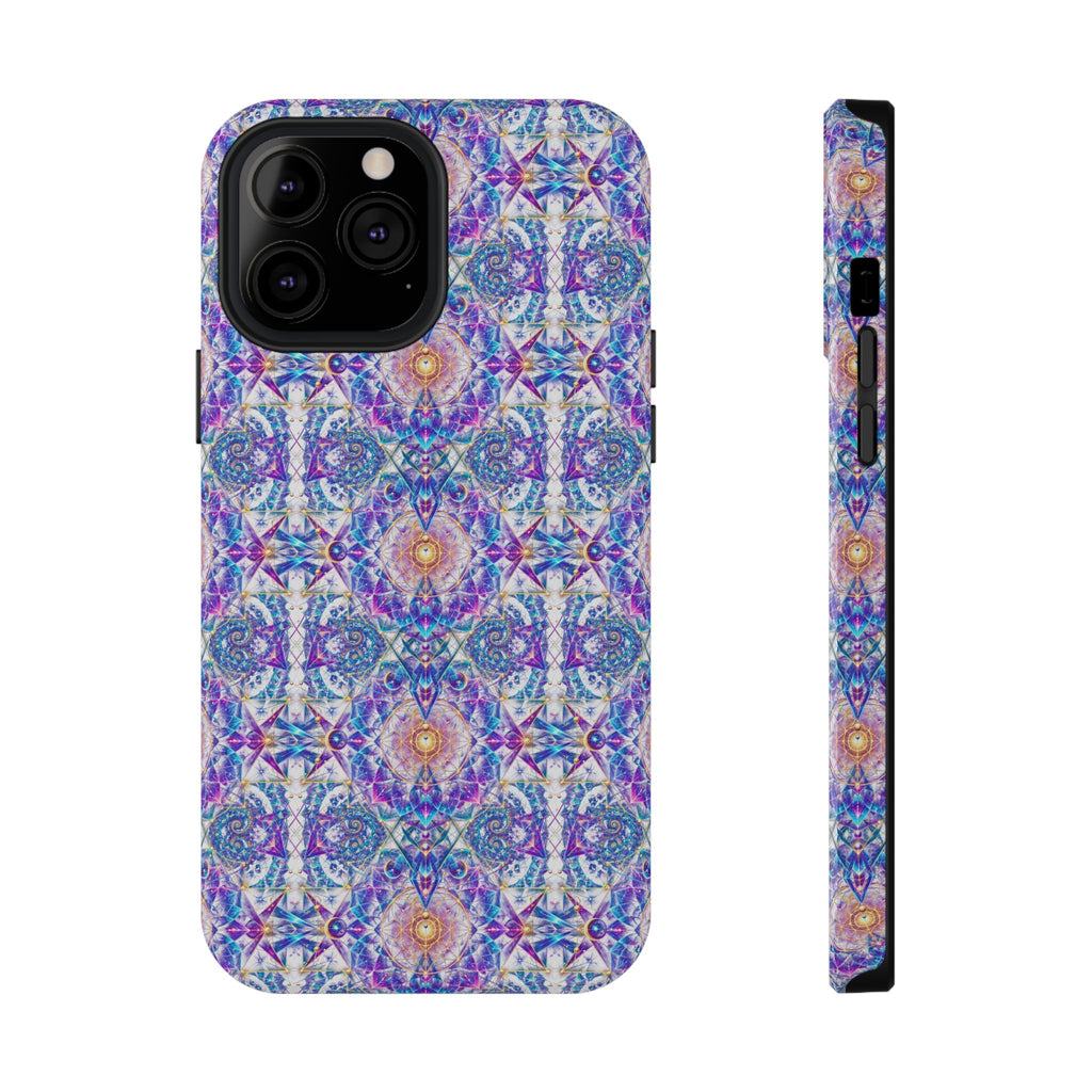Geometric Pattern Phone Case — Protective Cosmic Art iPhone Cover