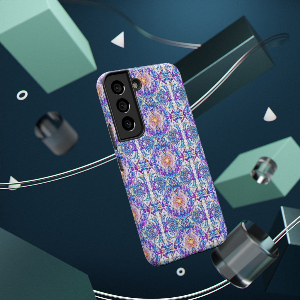 Geometric Pattern Phone Case — Protective Cosmic Art iPhone Cover