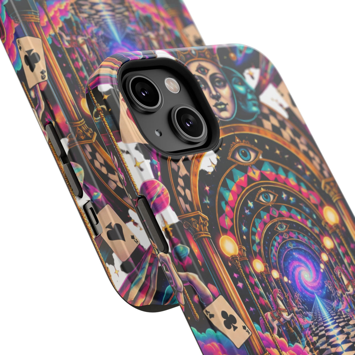 Psychedelic DMT Waiting Room Phone Case — Impact‑Resistant Protective Cover